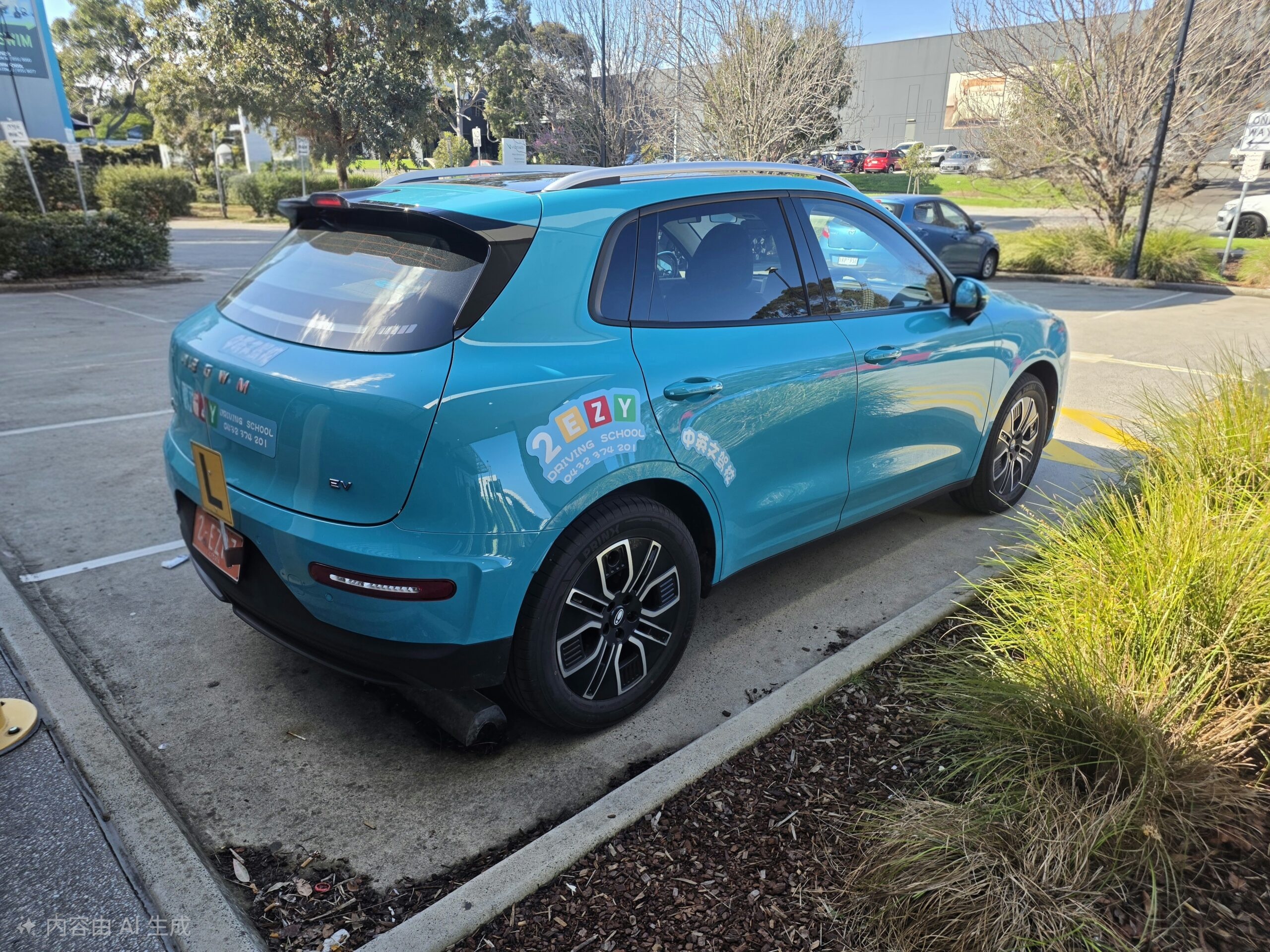 2EZY Driving School modern ORA 5 car prepared for VicRoads driving test