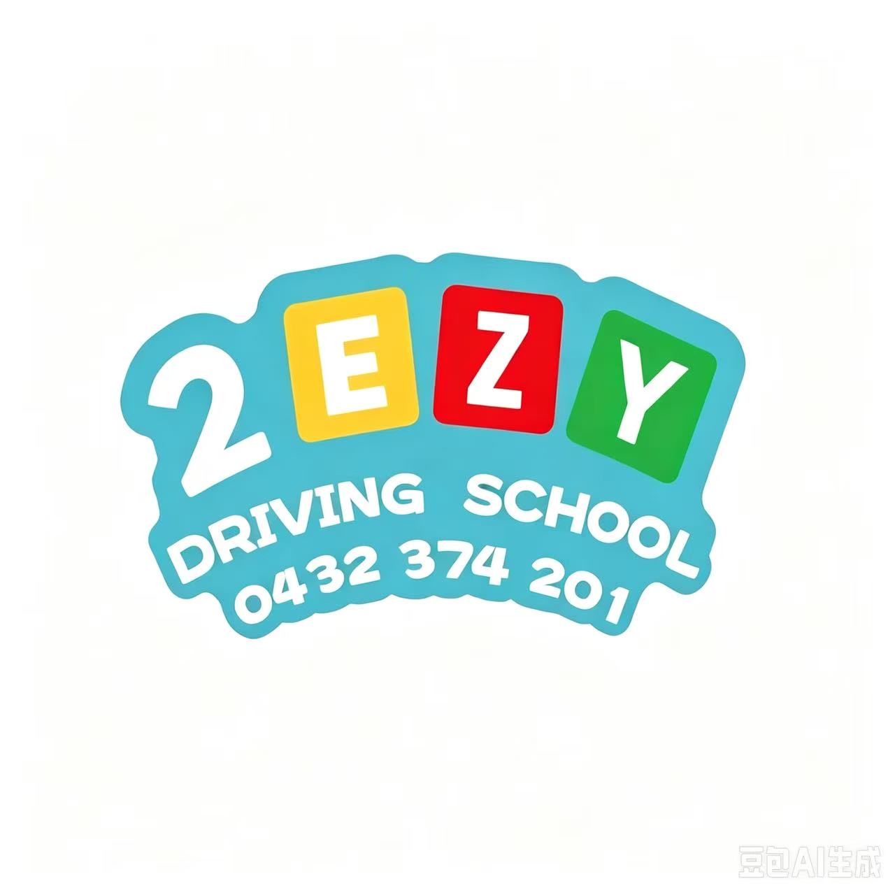 2EZY Driving School Brand Logo
